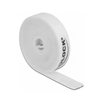 Montavimo juosta DeLOCK Velcro juosta ant ritinėlio L 2 m x P 15 mm balta