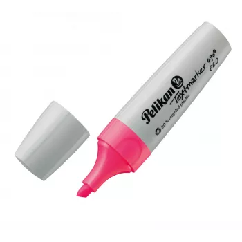 Marker Pelikan Textmarker 490 eco 4 vnt. Chisel tip Žalia Oranžinė Rožinė Geltona