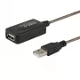 Aktyvus USB prievado ilgintuvas SAVIO CL-130 10 m USB 2.0 A kištukas–lizdas, 5 V, juodas