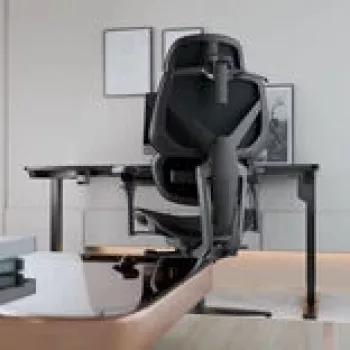 Žaidimų kėdė thunder x3 FLEX Pro Fabric Pilka — ergonomiška pasukama sėdynė, reguliuojami porankiai ir atlošas