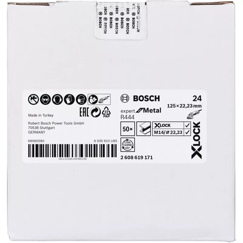 Bosch 2 608 619 171 sukamasis įrankis šlifavimo/šlifavimo reikmenys Plienas Šlifavimo diskas