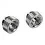 Bitspower Touchaqua adapteris tiesus G1/4 colio AG į G1/4 colio IG - 2 vnt., sidabrinis