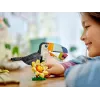 Konstravimo žaislas LEGO Creator 3 viename – laukiniai gyvūnai: atogrąžų tukano rinkinys 31173