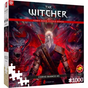 Good Loot komiksų dėlionė: The Witcher (Wiedźmin) Corvo Balta, 1000 vnt.