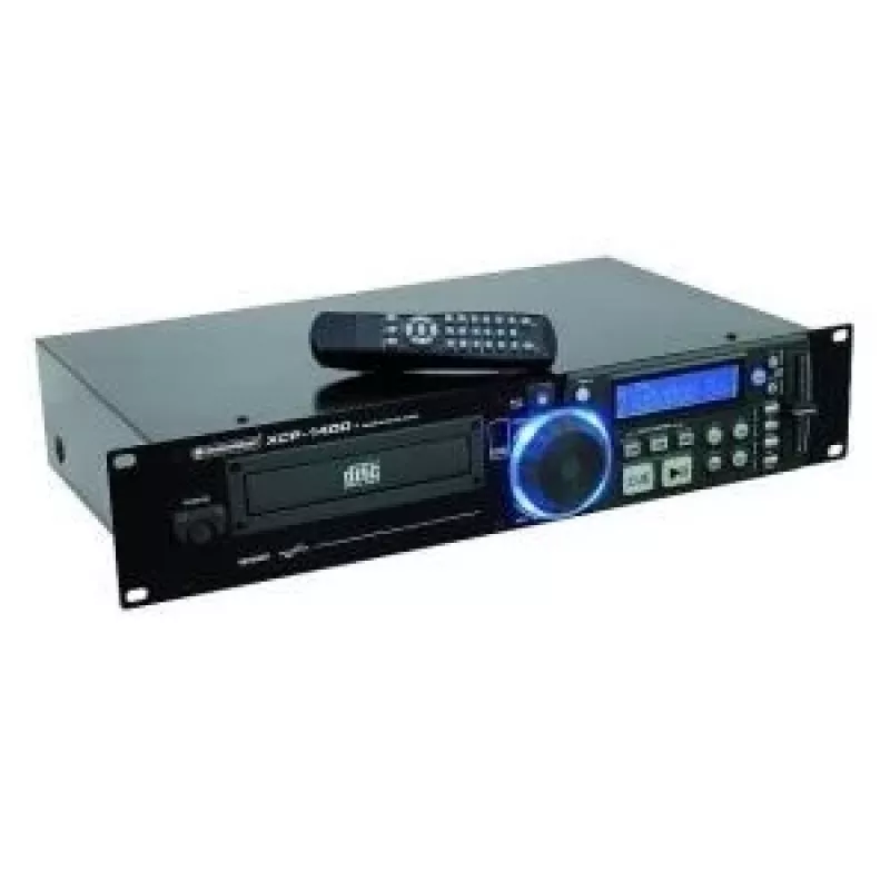 CD grotuvas Omnitronic XCP-1400, montuojamas į stovą 19 colių įrenginys, modelis 11046001