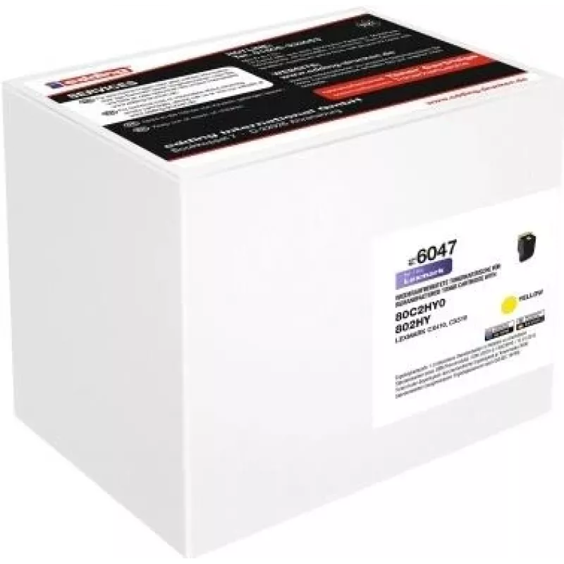 EDD-6047 geltonas dažiklis, skirtas Lexmark 80C2HY0 – Suderinamas – Dažiklio blokas