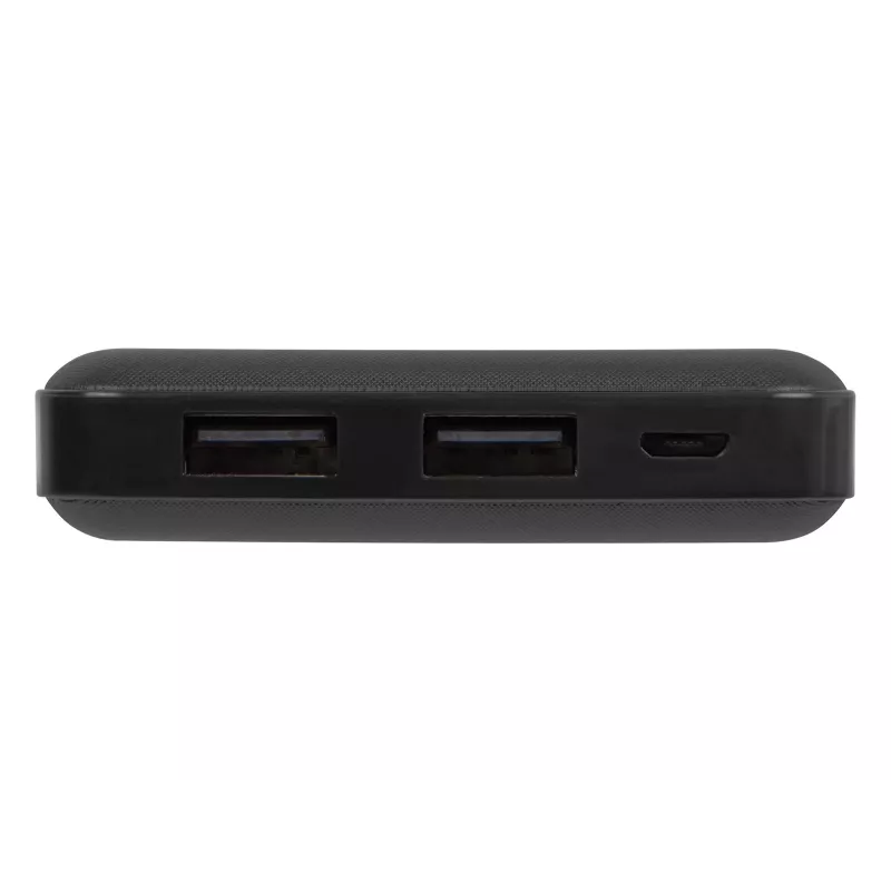 Nešiojama išorinė baterija BLOW PB10A 10000 mAh polimerinė baterija, 2x USB-A išėjimai, 22,5 W bendra galia, Micro‑USB įvestis, juoda