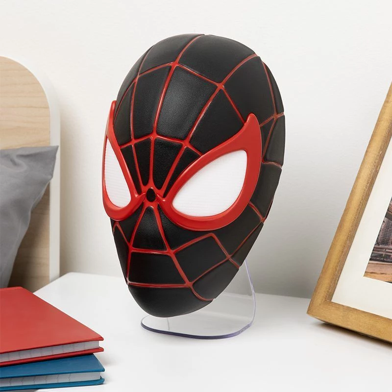 Stalinė lempa Paladone Mask Light PP14323SPMVN Spiderman Miles Morales – personažo formos naktinė lemputė