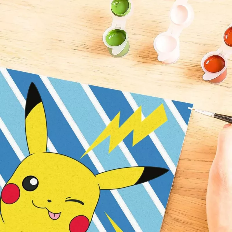 Tapybos rinkinys Ravensburger CreArt — Cheeky Pikachu (modelis 25557) tapybos pagal skaičius rinkinys