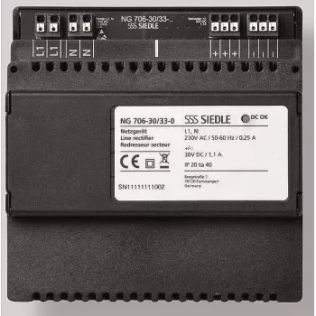 Siedle NG 706-30/33-0 maitinimo šaltinis juodas (210010267-00)