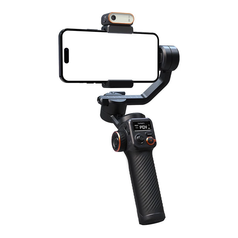 Išmaniojo telefono kameros stabilizatorius Hohem iSteady M6 rinkinys, juodas, 2600 mAh