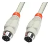 Lindy PS/2 1,0 m kabelis 1 m pilkas