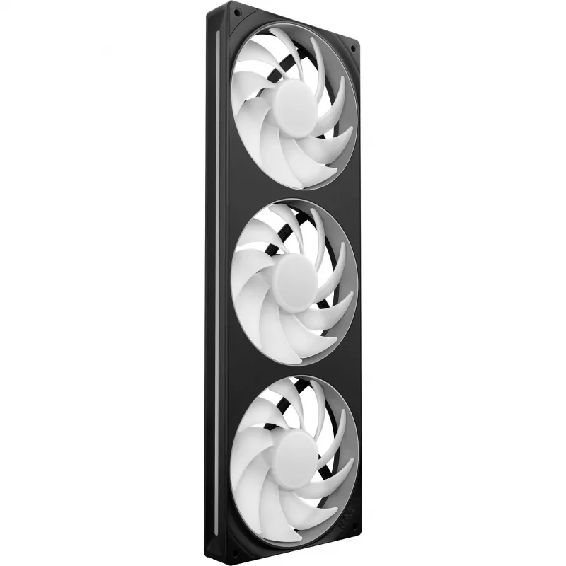 NZXT F360 RGB Core 360mm ARGB 3-Pack Juoda
