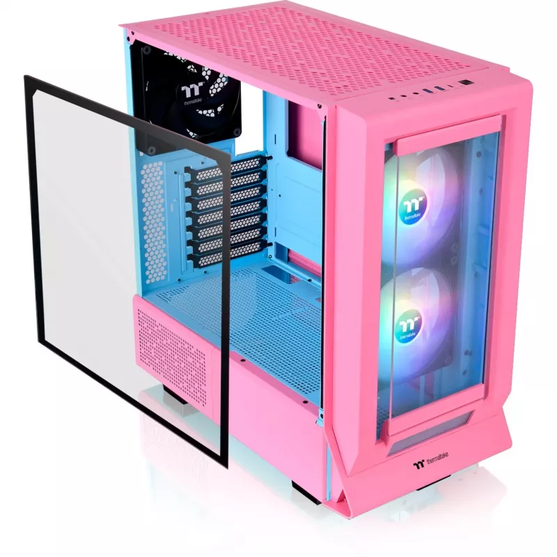 Kompiuterio korpusas Thermaltake Ceres 350 MX Midi Tower Pink