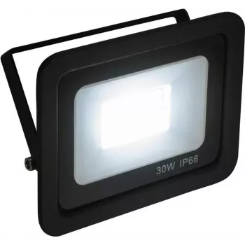 Prožektorius EUROLITE FL-30 SMD CW 30W IP65 — LED lauko darbų/aikštelės šviestuvas, šalta balta