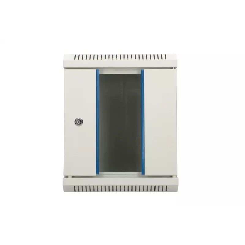 Prie sienos tvirtinama spinta Extralink Rackmount cabinet 6U 10 colių Pilka Užrakto užraktas Kabelių valdymas