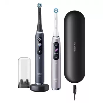 Dantų šepetėlis Oral-B iO Series 9 Duo 2 vnt. Juoda Onyx/Rose Quartz