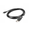 USB 2.0 mini AM-BM5P laidas 1,8 m juodas