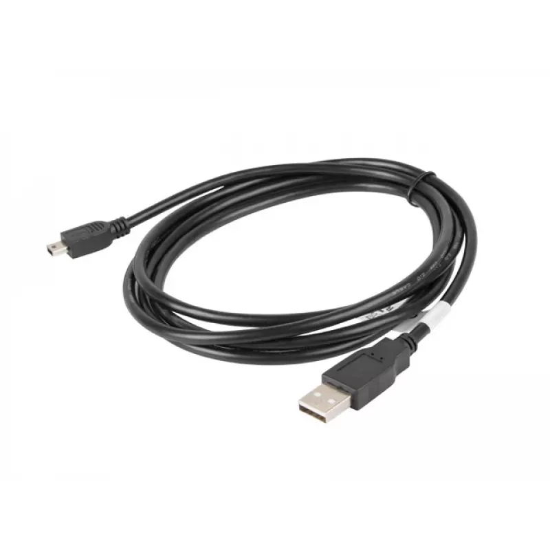 USB 2.0 mini AM-BM5P laidas 1,8 m juodas