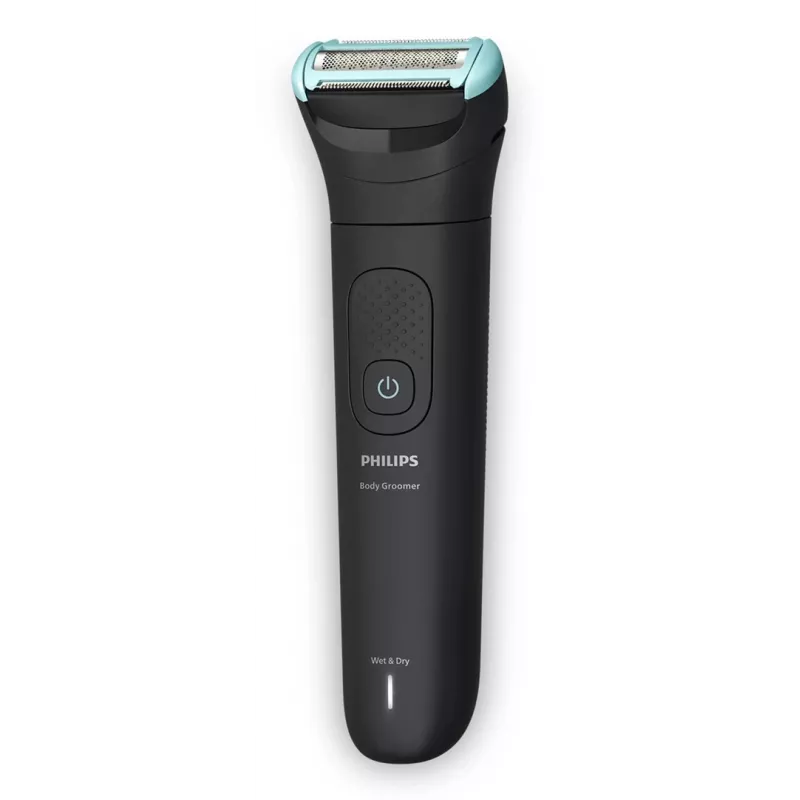 Kūno kirpimo mašinėlė Philips 5000 series BG5480/15 — folijos skustuvas, belaidė, ličio baterija, drėgnam ir sausam naudojimui, juoda