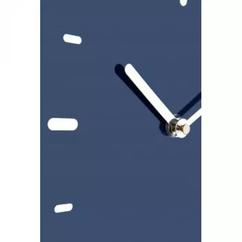 NeXtime klok 3072bl Thumbs up, 40.5x41.5 cm, sieninis, mėlynos/sidabrinės spalvos