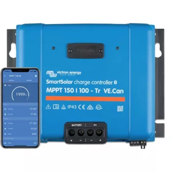 Victron Energy SmartSolar MPPT 150/100 — 150 V įėjimas, 100 A išėjimas saulės įkrovimo valdiklis