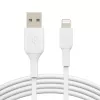 Belkin PVC USB-A į Ligh tning 2m balta