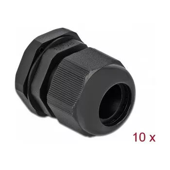 Kabelio sandariklis DeLOCK 60220 juodas plastikinis 10 vnt.