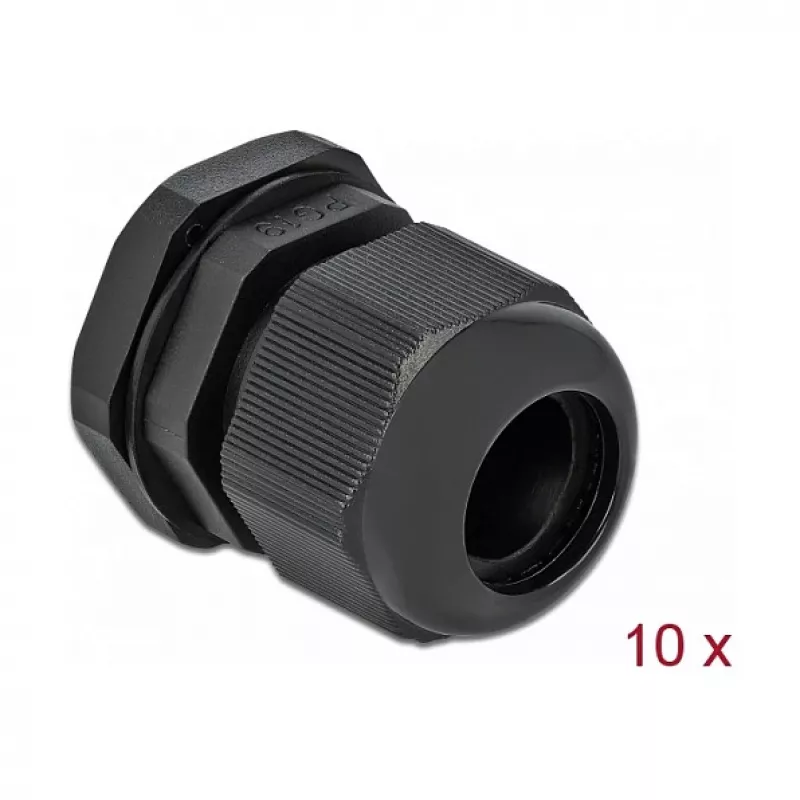 Kabelio sandariklis DeLOCK 60220 juodas plastikinis 10 vnt.