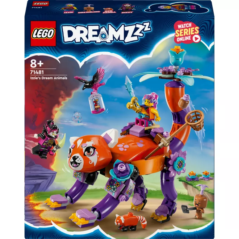 LEGO konstruktorius LEGO DREAMZzz Izzie Dream Animals 71481 – kolekcinis žaidimo rinkinys