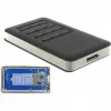 SSD dėklas DeLOCK 42594 juoda sidabrinė M.2