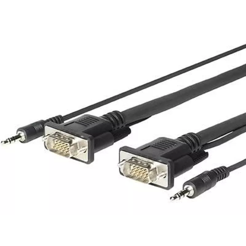 Vivolink PROVGAMCS4.6 vaizdo kabelio adapteris 4,6 m VGA (D-Sub) + 3,5 mm juodas