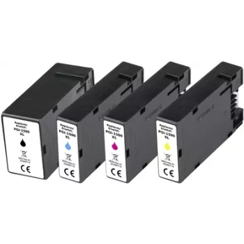 Renkforce rašalo kombinacinis rinkinys, pakeičiantis Canon PGI-1500XL (9182B004) suderinamas juodas, žydras, purpurinis, geltonas RF-5706078 (RF-5706078)