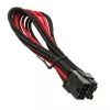 SidabrinėStone PCIe-8-Pin to PCIe-6+2-Pin kabelis, 250mm - juoda/raudona