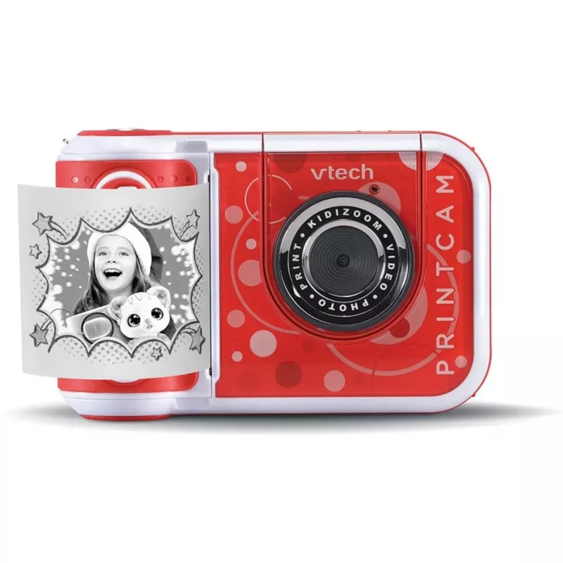 KidiZoom Print Cam, skaitmeninis fotoaparatas raudonas/baltas
