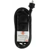 Brennenstuhl prailginimo lizdas IP44 2-vietis juodas 2,0mH07RN-F 3G1,5 - Ilginamasis laidas - AC 230 V - išvesties jungtys: 2 - 2 m (1159930)