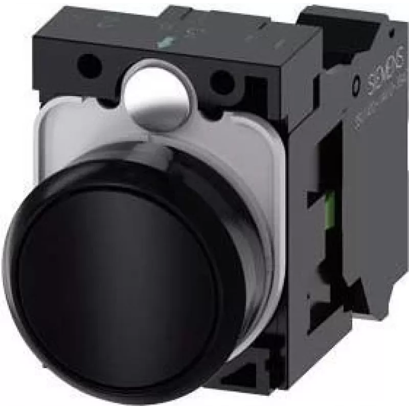 Siemens 3SU1100-0AB10-3BA0 elektrinė pavara Juoda