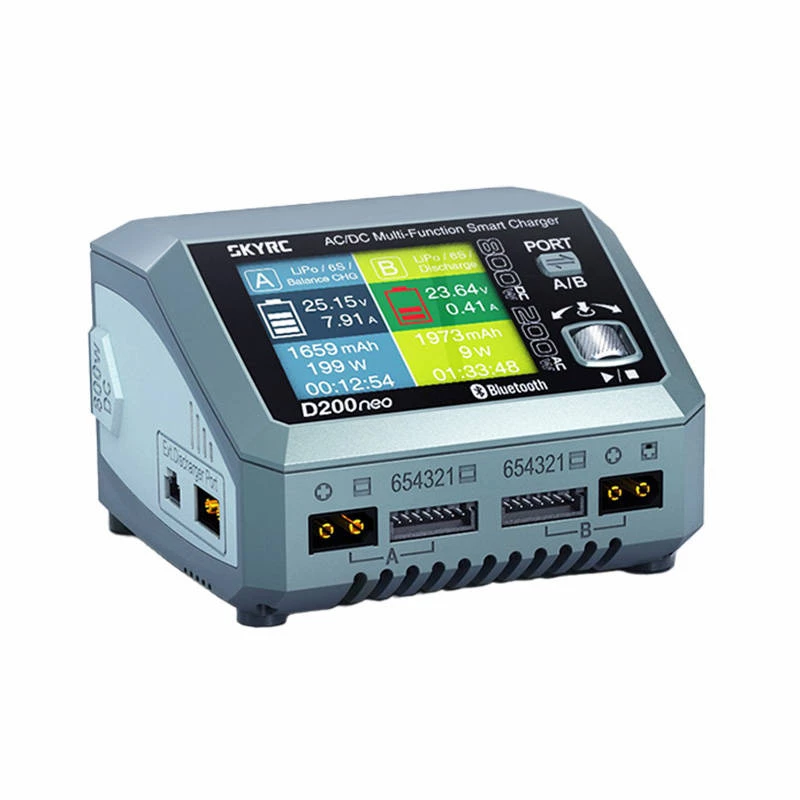 Baterijų įkroviklis SkyRC D200 neo AC DC LiPo Li-Ion LiFePO4 35A