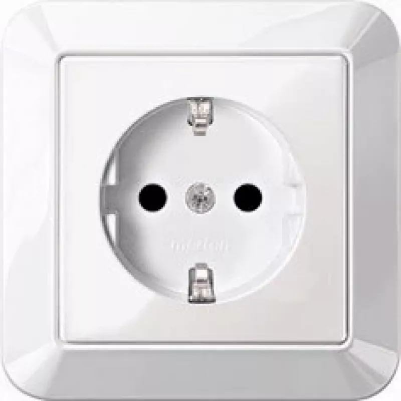 Merten MEG2300-1019 lizdas CEE 7/3 baltas (MEG2300-1019)