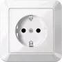 Merten MEG2300-1019 lizdas CEE 7/3 baltas (MEG2300-1019)