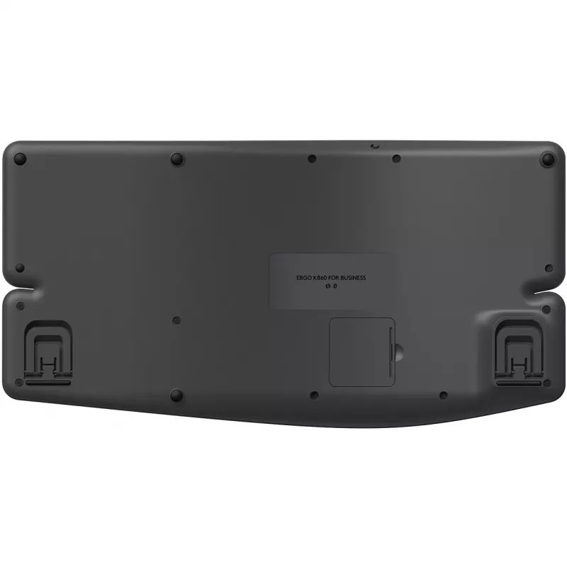 „Logitech ERGO K860 for Business“ viso dydžio belaidė AZERTY klaviatūra
