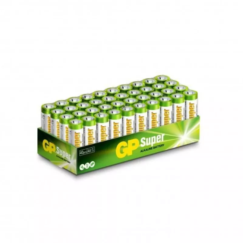 GP baterijos Super Alkaline 15A/LR6 Vienkartinė baterija AA Šarminė