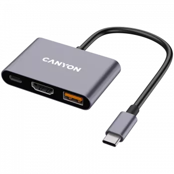 Canyon DS-4 USB Type-C šakotuvas 10000 Mbit/s HDMI USB 3.2 Gen 2