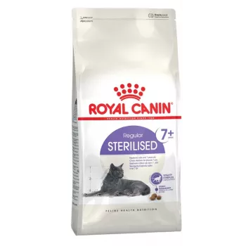 Sausas kačių maistas Royal Canin Sterilised 7+ Adult Poultry 1,5 kg — sausas racionas sterilizuotoms vyresnio amžiaus katėms