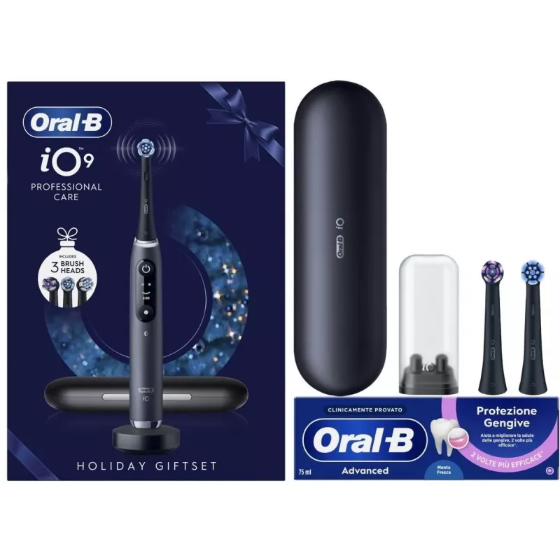 Oral-B iO9 dantų šepetėlis + 2 šepetėlių galvutės