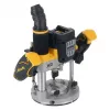 Plunge Router DeWalt DCW620NT-XJ, akumuliatorinis bešepetėlis, 18V, 1600W galia, 11–23k RPM, 12,7 mm įvorė, dulkių ištraukimo anga, LED, 3,6 kg, dėklas