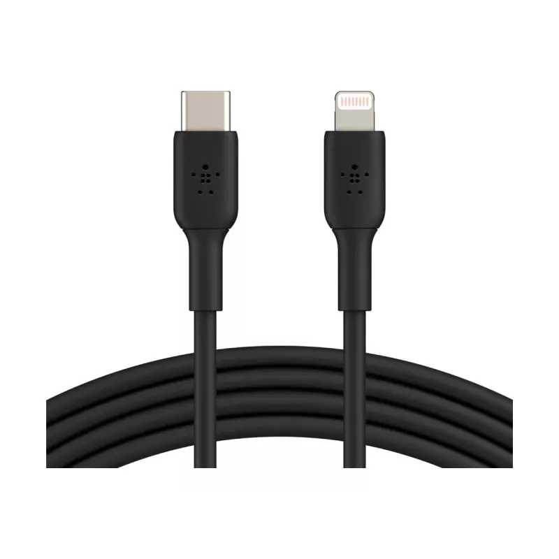 Belkin CAA003BT1MBK žaibo laidas 1 m Juodas