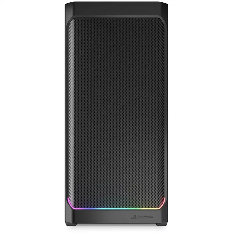 PC korpusas Sharkoon AK4W RGB Strip Midi Tower juodas
