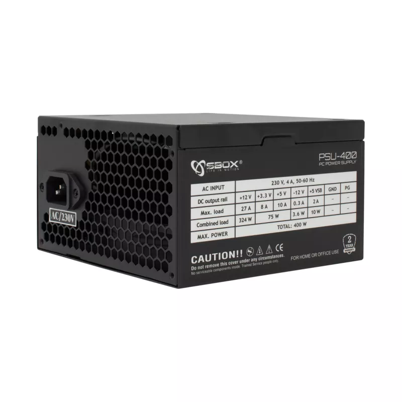 Kompiuterio korpusas Sbox PCC-12 MicroATX juodas
