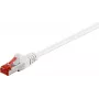 Wentronic Goobay komutacinis kabelis RJ45 S/FTP Cat6 1,00 m baltas PIMF (80278)
